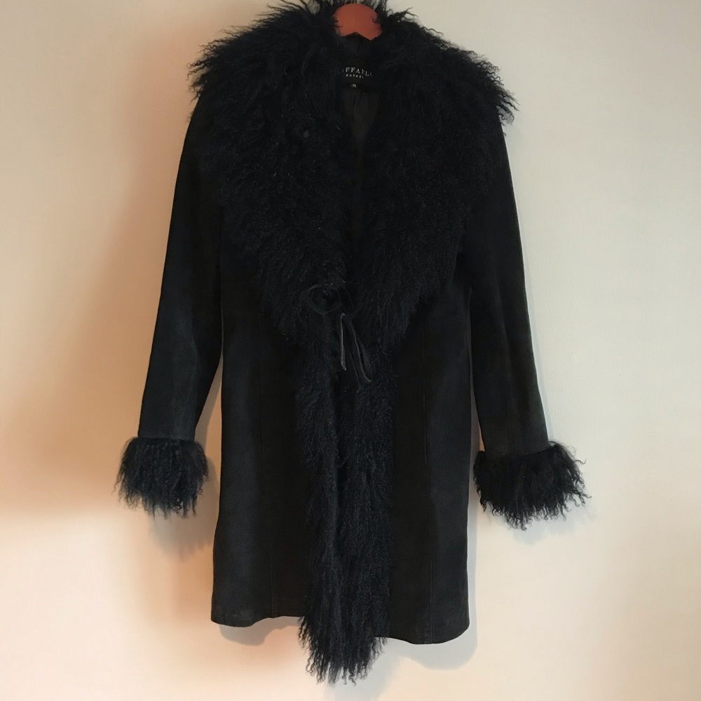 Raffaelo Fur Suede Coat